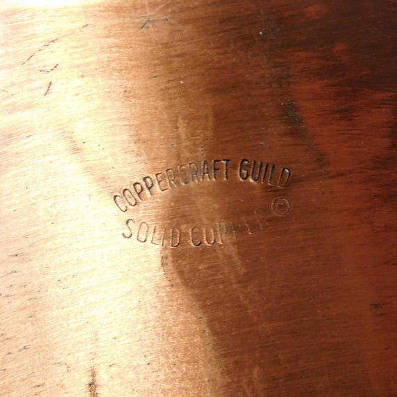 Vintage Coppercraft Guild Solid Copper Wide Cuff … - image 8