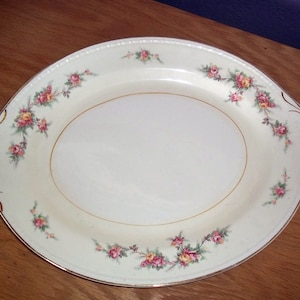 Vintage Homer-Laughlin Eggshell China Platter Georgian &quot;Countess&quot; Pattern