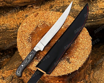 Personalized Handmade Fishing Knife: Engraved Filet Knife Gift