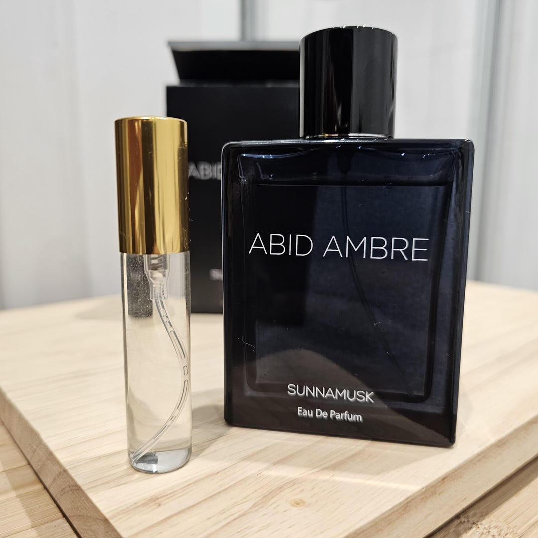 Muestra de perfume en spray Sunnamusk Abid Ambre EDP de 10
