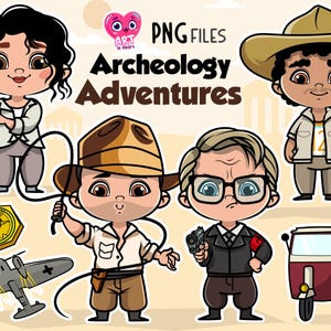 Archäologie Abenteuer Clipart, süße Kinder Freunde, beste Freunde Clipart, kleine Archäologe, Schätze Clipart, Abenteuer Freunde png