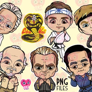 Battle buddies clipart, karate vrienden clipart, leuke vriendenbundel, klassieke film, beste vriendenbundel, superheld clipart, retro film jaren 80