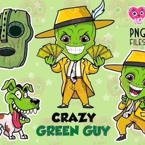 Imágenes prediseñadas de Crazy Green Guy, imágenes prediseñadas de películas de los 90, imágenes prediseñadas de niños lindos, imágenes prediseñadas de mejores amigos, paquete de películas clásicas de los 90, imágenes prediseñadas de dinero png
