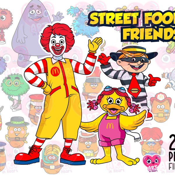 Mcdonalds Characters Svg - Etsy