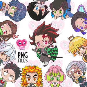 Kawaii friends clipart, chibi friends clipart, Cute kids clipart, cute kids party characters, cute kawaii wizards bundle png, kawaii bundle