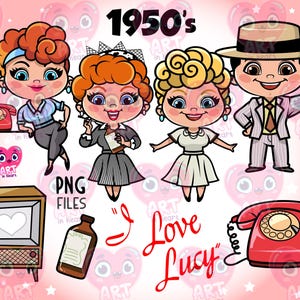 Clipart z historią miłosną, Pakiet życia dziewcząt png, Clipart z serialu telewizyjnego, Clipart z uroczymi dziećmi, Pakiet retro dla kobiet, Clipart z najlepszymi przyjaciółmi, Program telewizyjny z lat 50.