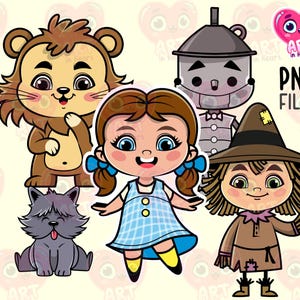 Der Zauberer Freunde Clipart, Magische Freunde Clipart, süße Kinder Clipart, süße Freunde Clipart, Kinder Geburtstag Partygeschenke, Märchen Clipart