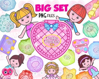 Fashion girls dolls clipart big set, cute pockets bundle, magic dolls clipart, girls best friends clipart, dolls toys, doll accessories png