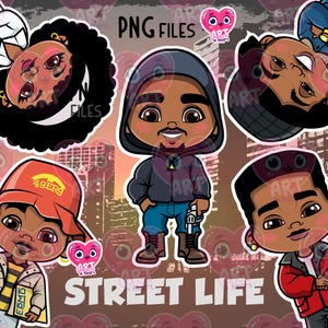 Paquete de raperos, imágenes prediseñadas de películas de hip hop de los 90, gánsteres divertidos, paquete de películas de los 90, hip hop, rapero adorable, imágenes PNG de leyendas del rap, Bronx, Nueva York
