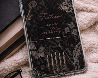 Kindle Insert | Fiction Over Reality / Dark Academia | Bookish (Digital Download)