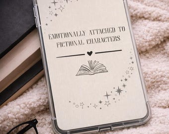 Kindle Insert | Emotionally Attached to Fictional Characters | Bookish (Digital Download)