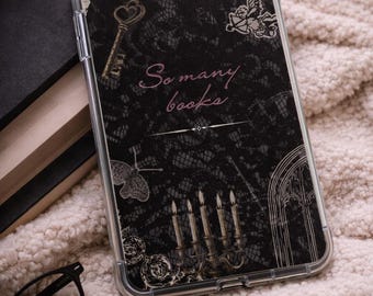 Kindle Insert | So Many Books / Dark Academia | Bookish (Digital Download)