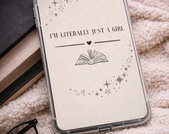 Kindle Insert | I’m literally Just a Girl | Bookish (Digital Download)