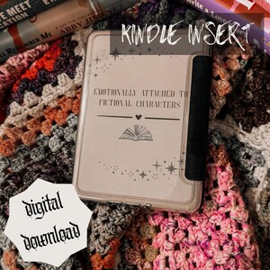 Kindle Insert / Apego emocional a personajes de ficción / Bookish (Descarga digital)