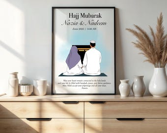 Solo download del regalo Hajj/Regalo Hajj stampabile al tuo servizio/Download digitale personalizzato – Consegnato via e-mail entro 24 ore