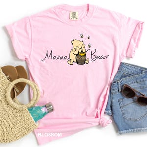Winnie The Pooh, Winnie The Pooh Shirt, Pooh Bear, Mama Bear Shirt, Nana Bear Shirt, Disney Shirts, Comfort Colors 281369