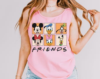 Camiseta sin mangas con personajes de Disney: Diseño de vacaciones de verano con espalda deportiva 281344