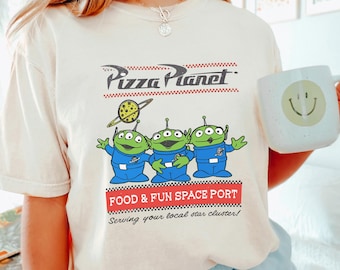 Disney Toy Story Pizza Planet Shirt, Comfort Colors,Walt Disney World's Hollywood Studios, Disney Pizza Planet Shirt, Disney Trip Tee 282906