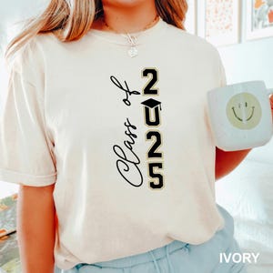Senior Class of 2025 Shirt, Comfort Colors, Senior 2025 Shirt, Graduation Shirt, Group 2025 Grad Tees, High School Graduate Shirt 282740