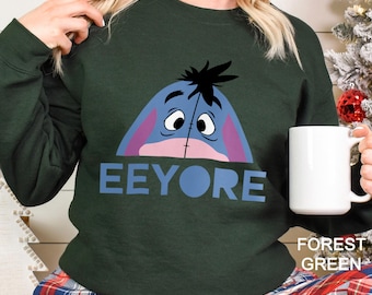 Winnie the Pooh Friends Sweatshirt, Pooh Tigger Piglet Eeyore Sweatshirt, Peekaboo Pooh Hoodie, Matching Disney Family Trip Crewneck 283004