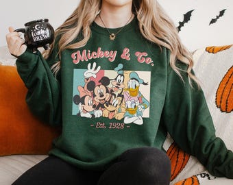 Disney Mickey and Co Sweatshirt, Disney Friends Sweatshirt, Disney Mickey and Crew Hoodie, Disney Trip Sweatshirt, 281081