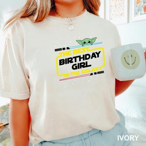 Personalized Disney Star Wars Birthday Shirt, Galaxy&#39;S Edge Family Birthday Party, Birthday Girl Or Boy Shirt, Comfort Colors Shirt 281398