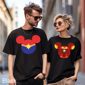 Superhero Matching Shirt, Comfort Colors, Avengers Mickey Ears Shirt, Mouse Ears Superhero Shirt, Superhero Family Trip Matching Tee 282473