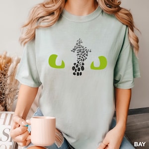 Night Fury Shirt, Comfort Colors, Epic Orlando Park Shirt, Cute Toothless Shirt, How To Train Your Dragon Tee, Dragon Face Shirt 283411