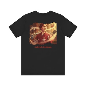 Political Nadezhda Krupskaya Tee, Activist T-Shirt, Social Justice Shirt, Protest Movement Top, Civil Rights Clothing