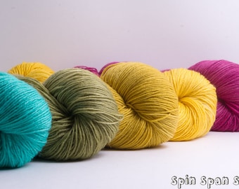 For Esther, Simply Sock yarn club, 3 months, Semi-Solid Sock yarn, 450 yards per skein, 100g