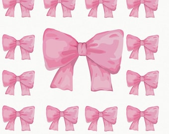 Pink Bow Phone Background Digital Download