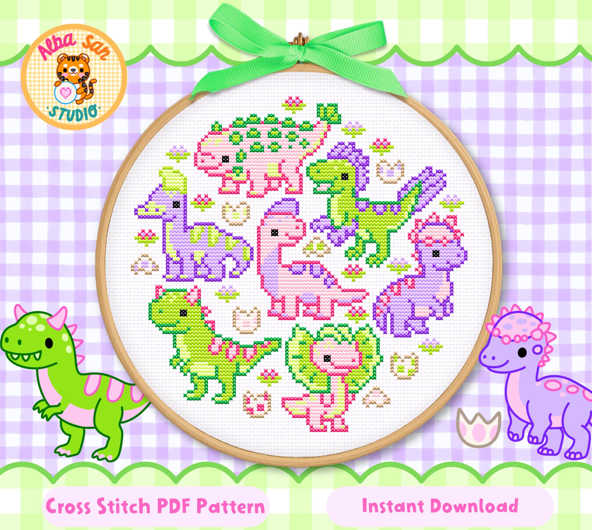 Cross Stitch Colorfully Sarah - Etsy