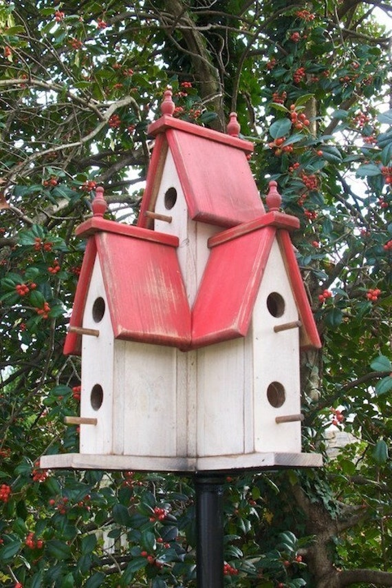 Large Victorian Birdhouse Etsy