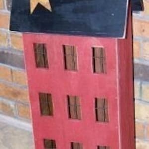 Primitive Wooden Saltbox House-PATTERN