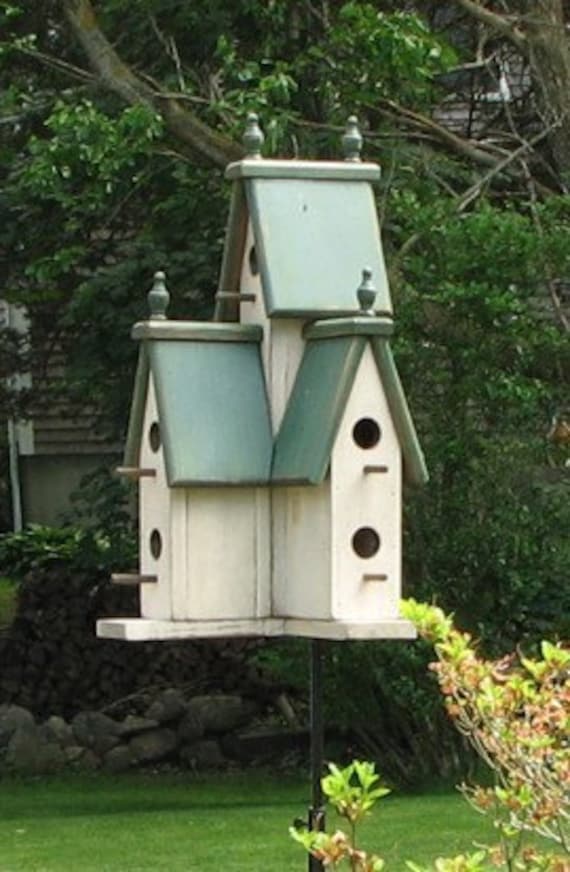 Large Victorian Birdhouse Etsy