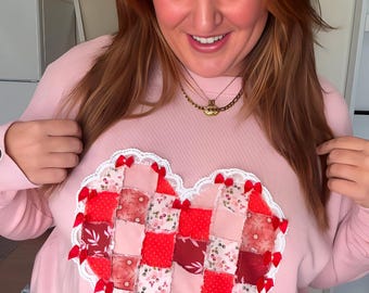 Quilted Valentine Digital Sewing Pattern - Heart Motif, DIY Quilt, Instant Download, Love-Themed Craft