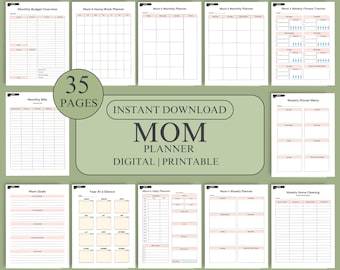 Mom's Ultimate Planner: Stay-at-Home Organization (Digital Download)