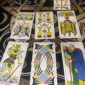 Guidance Tarot de Marseille, 7 cartes. Réponse sous 24H.