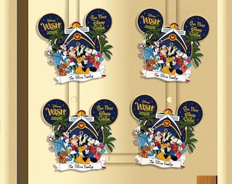 Personalized 1st Cruise Magnet, Our 1st Disney Cruise Ship Family Magnet, First Disney Trip Magnet, Disney Family Cruise Magnet, Disney Trip