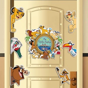 ズートピア ウォールステッカー セット ディズニークルーズドアデコ用 Decorate cruise door - Etsy 日本