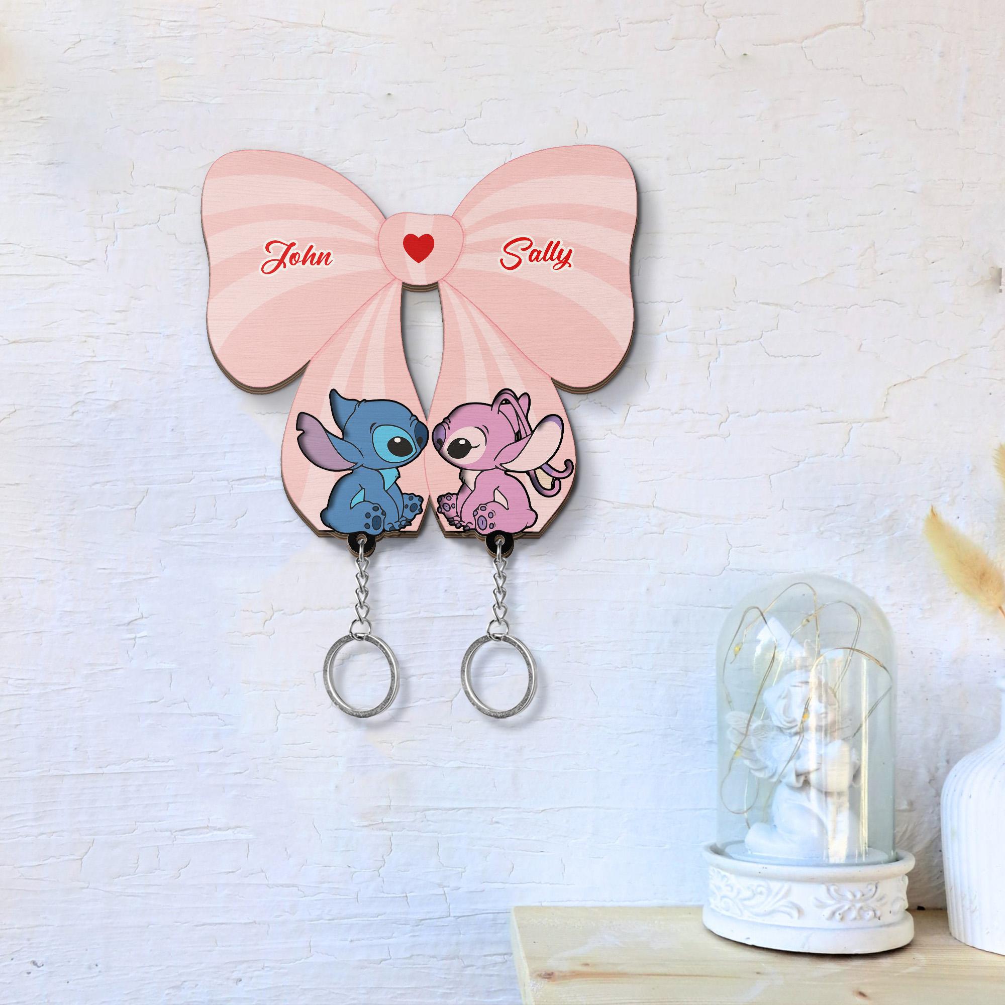 Stitch and angel key holder - Etsy 日本