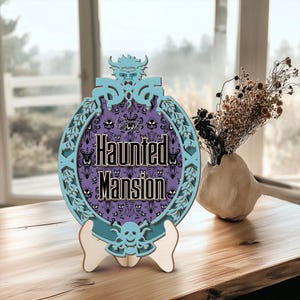 Haunted Mansion Wood Sign, Classic Disney Decor, Disney Home Decor, Disney Wood Sign, Foolish Mortal, Haunted Mansion Gifts