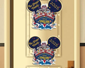 Our 1st Disney Cruise Ship Family Magnet, Personalized 1st Cruise Magnet, First Disney Trip Magnet, Disney Family Cruise Magnet, Disney Trip