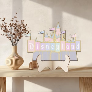 Disneyland Castle Wood Sign, Classic Disney Decor, Disney Castle Decor, Disneyland Wood Sign, Perfect Home Decor