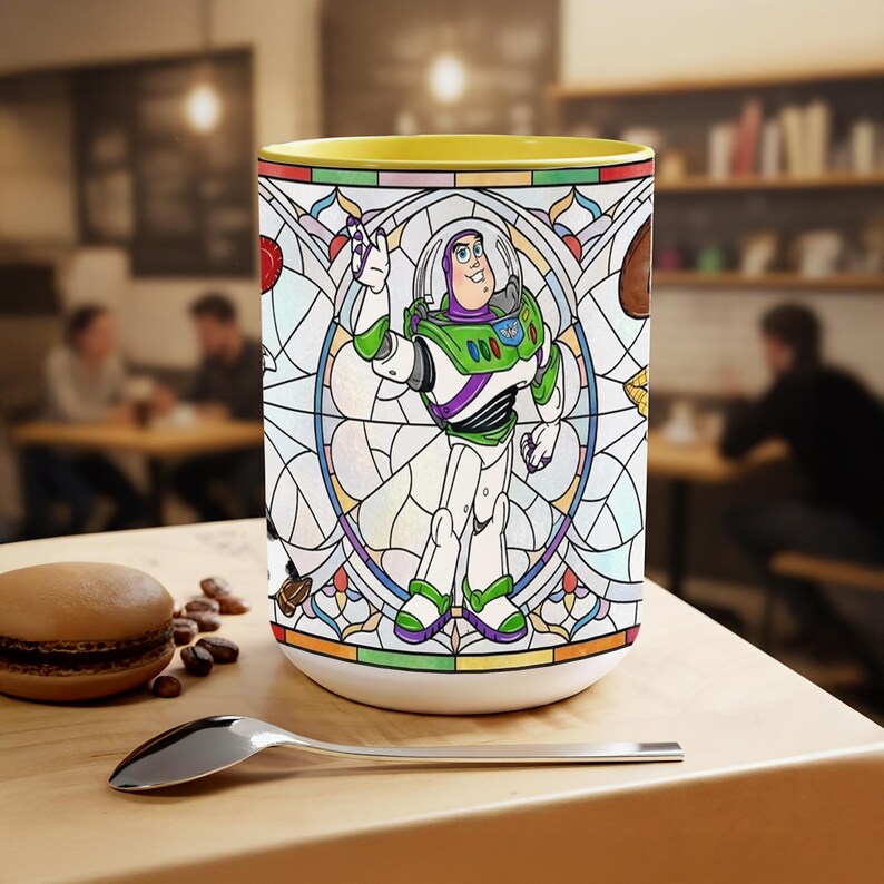 Toy Story Stained-glass Style Mug, Disney Jessie Woody and Buzz ...