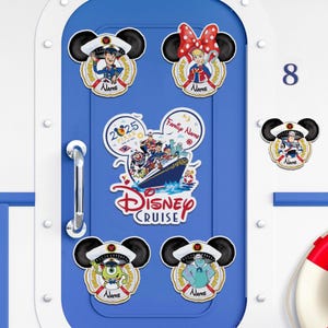 Disney Family Magnet, Disney Pixar Magnet, Family Cruise Ship Magnet, Disney Cruise Magnets, Family Matching Magnet, Disney custom magnet