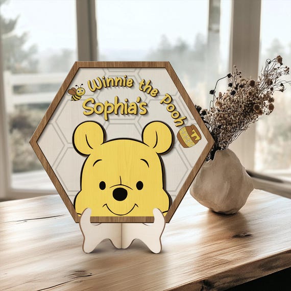 まななっとう くまのプーさん 絵画 木製フレーム ディズニー アート オランダ製 くまのプーさん 絵画 木製フレーム ディズニー