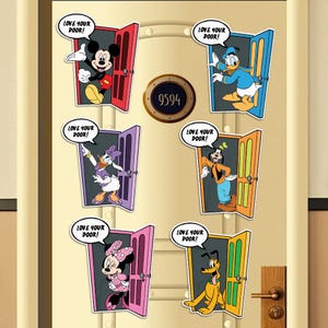 Personalized Mickey & Friends Love Your Door Magnet,  Disney Cruise Door Magnets, Family Cruise Stateroom Door 2025 Magnets