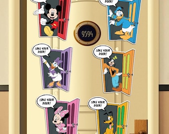 Personalisierte Mickey & Friends Liebe Ihren Türmagnet, Disney Cruise Türmagnete, Familienkreuzfahrt Stateroom Tür 2025 Magnete