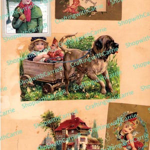1880's Victorian Ephemera Sammelalbum Seite 8